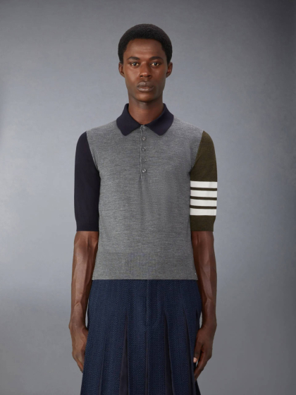 THOM BROWNE ÁO POLO