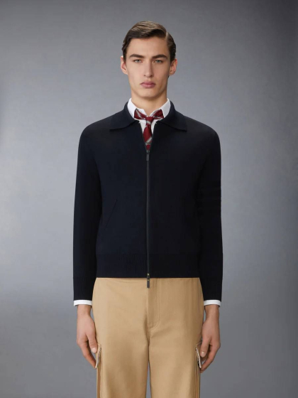 THOM BROWNE ÁO KHOÁC LEN