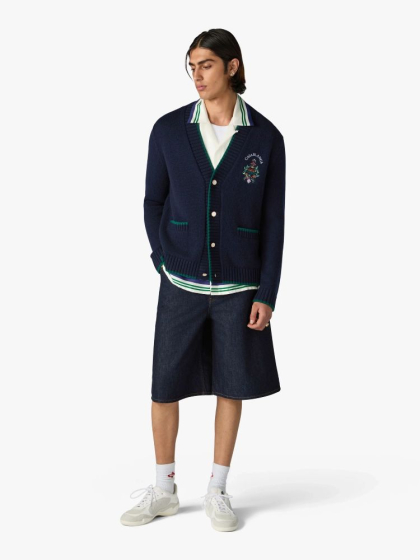 CASABLANCA ÁO LEN CARDIGAN